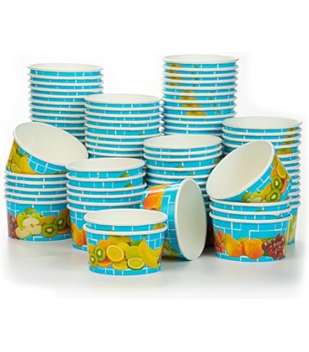 200 Coppette Sundae In Cartone 160ml - Per Gelato, Frutta, Dessert, Made In Germany - Foto 9