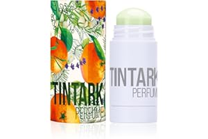 TINTARK Profumo Solido, Mini Profumi Donna, Eau de Parfum con vaniglia e lavanda, Neroli e Jasmin, Muschiata e Cedro, Formato da Viaggio, Naturali, Lunga Durata (08 Mandarine Flora)