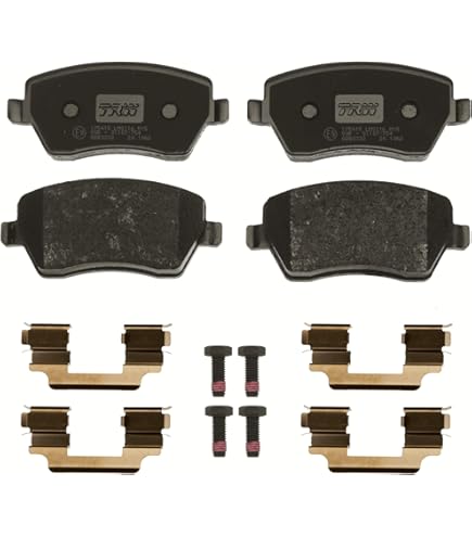 VALEO - Plaquettes De Frein First - 302076 - Jeu De 4 Plaquettes - Essieu Avant - Entièrement équipés Avec Accessoires Montés