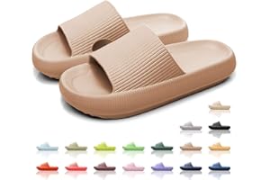 Exceligen Chmura suwaki dla kobiet i mężczyzn Cozisliders oryginalne kapcie antypoślizgowa poduszka prysznic slajdy otwarte palce wygodne szybkoschnące klapki łazienkowe sandały