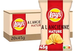 Lay's Chips A l'Ancienne Nature Lot de 20x45g