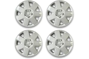 Sakusei Tools 15 Inch Wheel Trims Set of 4 15" Car Wheel Trim Covers Hub Caps 4 Pack ABS