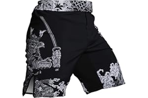 Hardcore Training Fight Shorts Hombre Pantalones Cortos MMA BJJ Boxeo Grappling Fitness No Gi