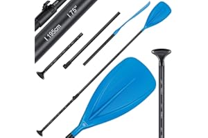 KESSER® Pagaia - 3 Parti per Kayak SUP Pagaia Stand-Up Pagaia su tavola, Telescopio Regolabile 165cm-215 cm in Alluminio per Pagaia Stand Up Kayak Tavola da Surf Barca