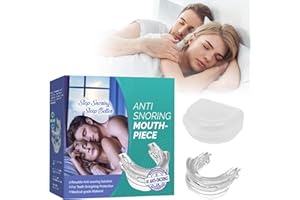ZACURATE Snoring-Aids-for-Men/Women-Anti-Snoring-Mouthpiece, 2025 New-Shapeable-Anti Snore Devices Effect-Safe-Comfortable for All Ages, Hygienic
