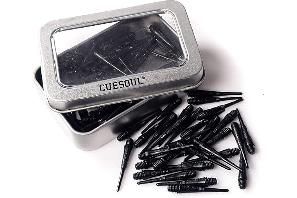 CUESOUL 2BA Points de fléchettes à Pointe Souple 100 pièces
