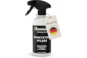‎CLEANEED Cleaneed Premium Kunststoffpflege – Made in Germany – Farbauffrischung, UV-Schutz, Lange Haltbarkeit, Einfacher Auftrag, Matt - 500ml
