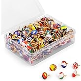Creawoo National Flag Pins 200 Count
