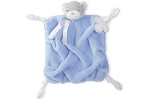 Kaloo K969564 Plume Schmusetuch Bär 20 cm, Blau