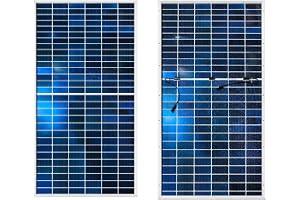 WAAREE N-Type 580 Watt TOPCon Bifacial Solar Panel – High-Efficiency Mono PERC Half-Cut Technology | BIS & IEC Certified | Framed Dual Glass Bifacial |30 Years Output Warranty | Pack of 2 | 1160 WATT