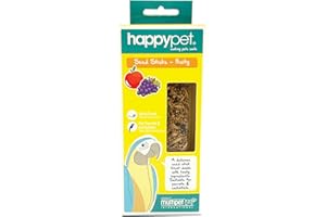 CRITTER'S CHOICE Critters Choice Seed Sticks, 2 pieces, Various Flavors, Suitable for Small & Large Parrots, 0.159kg