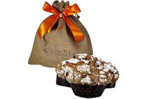 Cumala Colomba Artigianale Tradizionale con Arancia Candita e Copertura Mandorlata 1 kg. Metodo di Lavorazione con Lievito Madre, 3 Impasti e 72 Ore di Lievitazione. Senza Conservanti e Coloranti.