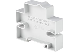 Schneider Electric Easy9+ - Din Rail Mount Blanking Pole for EZ9+ Circuit Breaker Consumer Units, EZ9EBP (Pack of 5)
