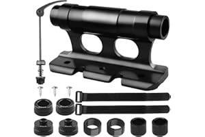 Altamejor - Supporto per forcella per bicicletta, per auto, a sgancio rapido, per bicicletta, in lega di alluminio, forcella a sgancio rapido per camion/rimorchi