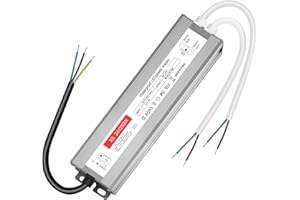 ZAKVOP Trasformatore LED 24V 250W, Alimentatore 24v 10A, Trasformatore 220V 24v, Driver LED AC a DC, Impermeabile IP67/Senza Sfarfallio, 24V250W per G4, GU5.3, MR11, MR16, Non dimmerabile