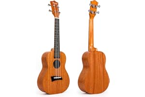 Ukulele Tenor Mahogany Ukelele Ukele Uke 26 inch 4 String Hawaii Guitar Matt with Aquila Strings by Kmise