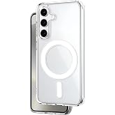 Teknoft Samsung Galaxy S24 i&ccedil;in MagSafe ile Uyumlu Şok Emici Silikon Kenar Sararma &Ouml;nleyici Arkası Sert Parmak İzi Tutmayan D