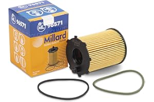 Filtre à huile pour voiture Millard ML96571 99x72x26x26 mm Cartridge Global Quality