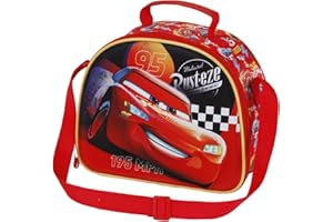 Disney Pixar, Bolsa Portamerienda 3D, 25.5 x 20 cm, Cars 3 Bumper