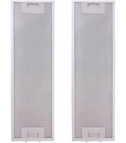 Filtro acustico AllSpares (4 pezzi) per cappe aspiranti adatto a Bosch Siemens Neff 17004801, HEZ9VEDU0 / Siemens HZ9VEDU0 / Neff Z811DU0 e Gaggenau CA084010 (192x75x35mm