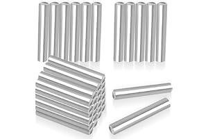 ASFINS Spina Centraggio 4mm, 24pz Perni di Centraggio Spine Perno di Posizionamento in 304 Acciaio Inox per Posizionamento e Collegamento Preciso di Prodotti in Legno (M4 x 20)