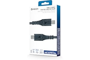 Nacon Câble USB-C/USB-C 2.0 pour la recharge et le transfert de données. Longueur 3m.