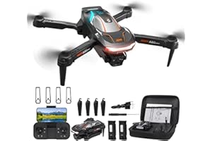 Diealles Shine Dron z kamerą 1080P HD dla dzieci, RC dron Quadcopter z 3D Flip, utrzymywaniem wysokości, transmisją FPV WiFi, czujnikiem grawitacji, startem/lądowaniem jednym przyciskiem, długi czas