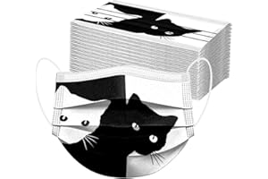 MANING-SETS MaNMaNing Protección con Elástico para Los Oídos Pack 50 Unidades Adulto 20201110-MANING-SEN0 (Gato B 50PC)