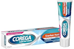 Corega Crema adesiva ultra forte per protesi/terzi denti, 1 x 40 g