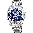 Multifunction Men's Watch in Steel, Blue PVD - FE.F20445/2