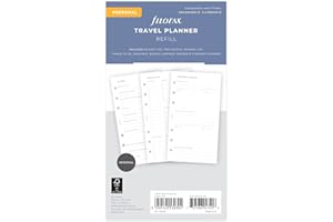 Filofax Planer podróży, rozmiar osobisty, biały