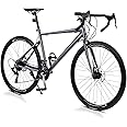 upmemet CamPingSurvivals aluminum alloy frame 700C black road bike 21-speed hybrid bike