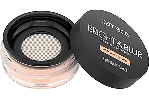 Catrice Bright & Blur Setting Powder, levigante, rifinitura dei pori, correttore, luminosa, traslucida (8g)
