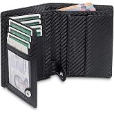 TRAVANDO Dublin Men's Wallet with RFID Blocking, Black Wallet, Card Holder, Male Wallet, Coin Holder, Gift Wallet Vertical Po