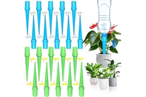BYTLXM Irrigation Goutte à Goutte Kit, 20 Pièces Goutte À Goutte Bouteille, Arroseur Automatique Plantes, arrosages automatiques réglables pour Jardin Maison Potager Arrosage Plante Vacances