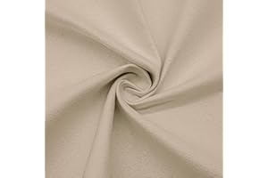 DESHOME Siviglia - Tessuto al metro per divani microfibra effetto scamosciato Stoffa al metro per tappezzeria divani, poltrone, cuscini, sedie, arredo Greige 1 metro