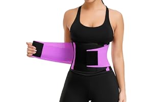 VITOMOR VENUZOR Waist Trainer Belt for Women Men - Waist Cincher Trimmer Weight Loss Ab Belt - Sport Sweat Workout Slimming Body Shaper Belt