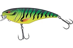 Berkley Zilla Flanker leurre dur pour la pêche du brochet en eau douce, reste sous la surface, hameçon Fusion, action wobbling, sans plomb