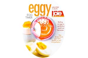 Joie Kitchen Gadgets Eggy Egg Kitchen Timer, Heat-Sensitive for Perfectly Boiled Eggs, Orange