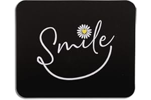 AOKSUNOVA Alfombrilla Raton pequeña Mouse Pad Gaming Negra Antideslizante con Motivo 200 x 240 x 3 mm,Adecuada para Jugadores, PC y portátiles