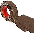 Art3d Self Adhesive Vinyl Floor Transition Strip, Laminate Floor Strip Floor Flat Divider Strip for Joining Floor Gaps,Carpet Threshold Transition,Floor Tiles（10 FT, 1.57in, Brown）