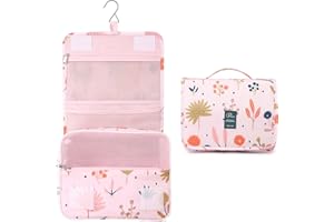 Kulturtasche zum Aufhängen für Damen, Lychii Reise Kulturtasche Waschtasche Organizer für Koffer & Handgepäck