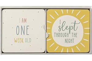 Busy B Baby B karty z kamieniem milowym - 24 szt., neutralne,