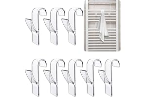 GEFIRE 8 Pcs Ganchos Radiador Toallero, Colgador Toalla Baño, Radiador Toallero, Ganchos de Plástico para Colgar, Ganchos de Plástico Para Toallas, Radiador Baño Ganchos Apto para Baño, Cocina（Transparente）
