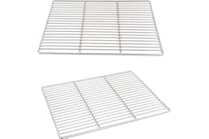 WIMI Grillrost 45 x 30 cm aus Edelstahl rostfrei und elektropoliert