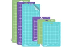 HAINUE Juego De 6 Alfombrillas De Corte Para Cricut Joy Antideslizantes Y Duraderas De 4,5 X 12 (30,5 X 11,4 Cm), 4,5 X 6,5 (16,5 X 11,4 Cm) Variety Grip De Repuesto Para Accesorios Cricut Joy