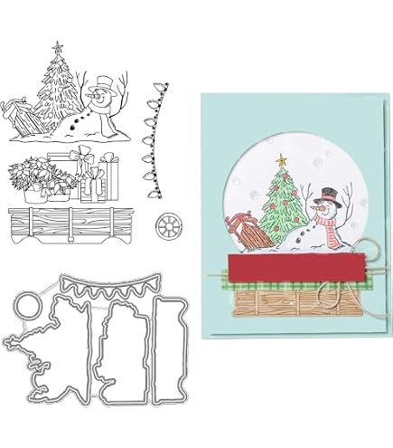 Weihnachtsmäuse Stempel Und Stanzen Set, Stempel S Produktbild-Vorschau 9