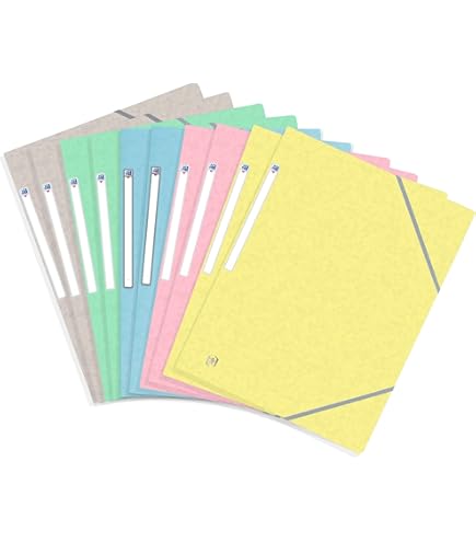 Carpeta Oxford A4 Gomas Top File Colores Vivos