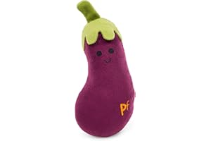 Petface Foodie Faces - Peluche per cani, colore: melanzana