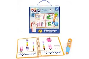 EDUCATIONAL INSIGHTS Learning Resources Livre d’activités Hot Dots Numberblocks 1 à 10 et Stylo interactif de, Plus de 75 activités incluses, Cadeaux Numberblocks, à partir de 4 Ans